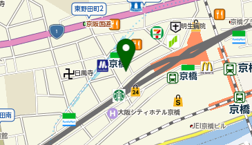 CLEANING Ruby(クリーニングルビー) 東野田店の地図画像