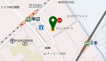 CLEANING Ruby(クリーニングルビー) フレンドマート岸辺店の地図画像