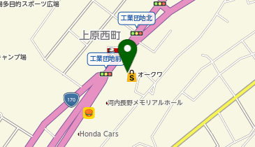 CLEANING Ruby(クリーニングルビー) オークワ河内長野店の地図画像