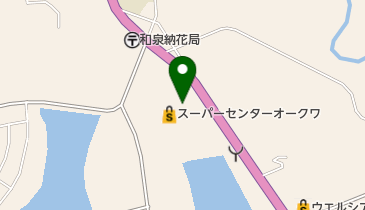 CLEANING Ruby(クリーニング ルビー) スーパーセンターオークワ和泉納花店の地図画像