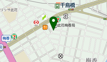 梅香温泉の地図画像