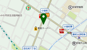 ドラッグスギヤマ 安城店の地図画像