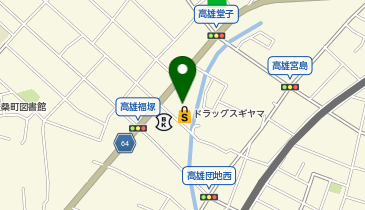ドラッグスギヤマ 扶桑店の地図画像