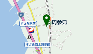 山西食堂の地図画像