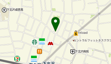 納豆工房せんだい屋 下北沢店の地図画像