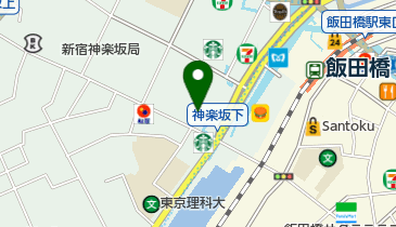 神楽坂 むすびやの地図画像