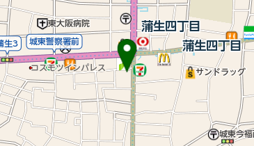 山形無双烈火 城東店の地図画像