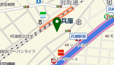 生活協同組合コープこうべ コープ兵庫の地図画像