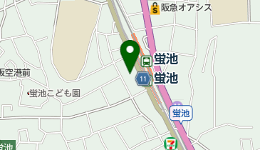 生活協同組合コープこうべ コープ蛍池の地図画像