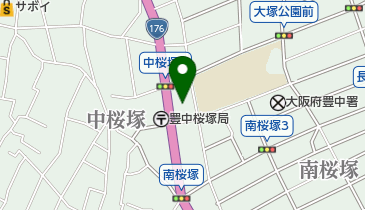 生活協同組合コープこうべ コープ桜塚の地図画像