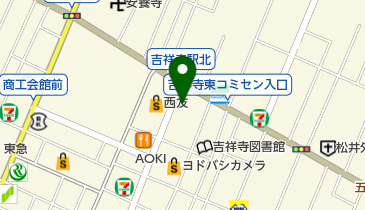 吉祥寺 CLUB SEATAの地図画像