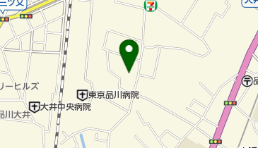 おうち保育園 おおいまち園の地図画像