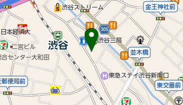 GEMS(ジェムズ)渋谷の地図画像