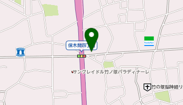 竹の塚脳神経リハビリテーション病院の地図画像