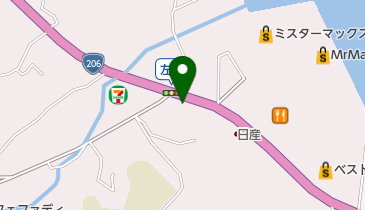 田中整骨院の地図画像