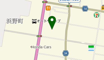 D'ステーション浜野店の地図画像