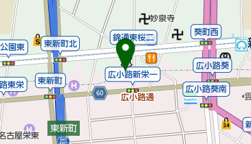 バンコク酒場 ナンファー 東桜本店の地図画像