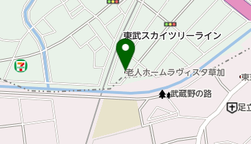 ラヴィスタ 草加の地図画像