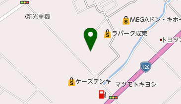 ダイナム 千葉成東店の地図画像
