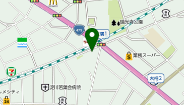 インドネパール料理 ニューガンガの地図画像