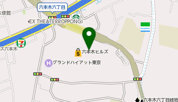 クリスプ・サラダワークス 六本木ヒルズ店の地図画像