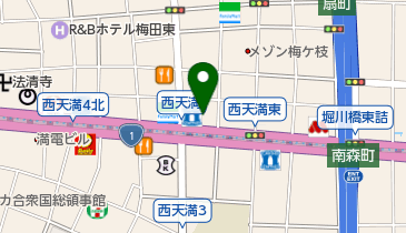 北大阪総合法律事務所の地図画像