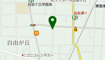 ココマイスター 自由が丘店の地図画像