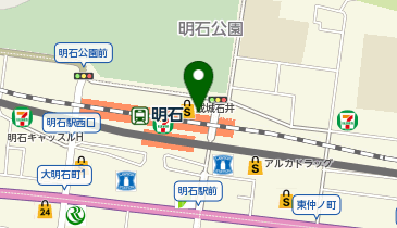 紅虎餃子房 ピオレ明石店の地図画像