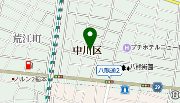 ウシヒロ 八熊店の地図画像