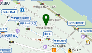 TIA BRIDE'S GARDEN YOKOHAMA(ティア ブライズ ガーデン 横浜)の地図画像