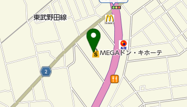 あまいけ 春日部店の地図画像