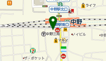 mod's hair MEN(モッズヘア メン) 中野店の地図画像