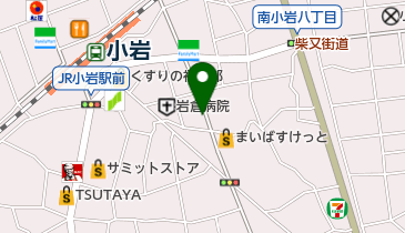 小岩bushbash(ブッシュバッシュ)の地図画像