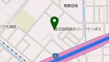 生活協同組合コープさっぽろ 本部の地図画像
