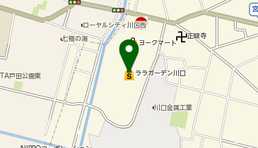 くまざわ書店 ララガーデン川口店の地図画像