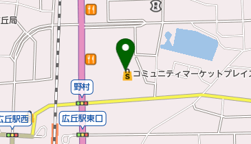 くまざわ書店 GAZA広丘店の地図画像