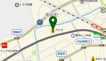くまざわ書店 アピタ刈谷店の地図画像