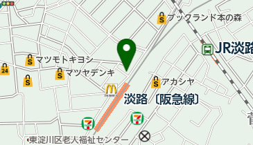 文香堂の地図画像