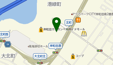 自然堂 岸和田カンカンベイサイドモール店の地図画像