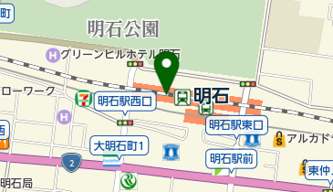 澤田帽子専門店 ピオレ明石店の地図画像