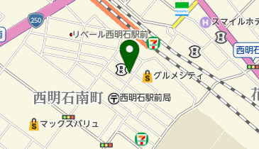 ハリミツクリーニング 西明石店の地図画像