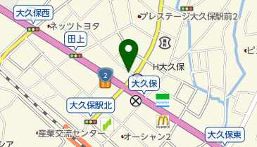 ハリミツクリーニング 大久保店の地図画像