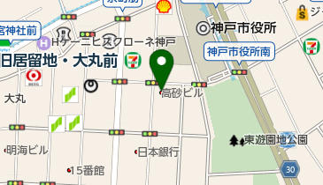 神戸旧居留地 高砂ビルの地図画像