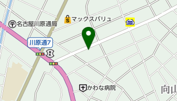 八百鮮 名古屋川原通店の地図画像