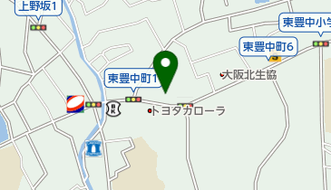 川西珠算学院 東豊中校の地図画像