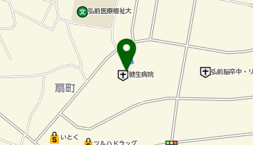 コープあおもり 健生病院売店の地図画像