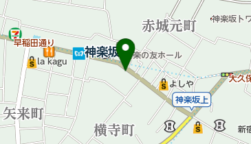神楽坂指圧鍼灸院の地図画像