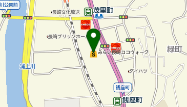 i clock(アイ クロック) みらい長崎ココウォーク店の地図画像