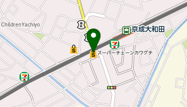 スーパーチェーンカワグチ 大和田店の地図画像