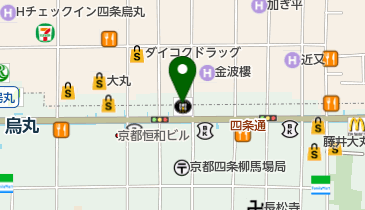中央コンタクト 京都四条店 京都市下京区 メガネ コンタクト 600 8006 の地図 アクセス 地点情報 Navitime